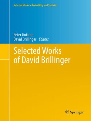 cover image of Selected Works of David Brillinger